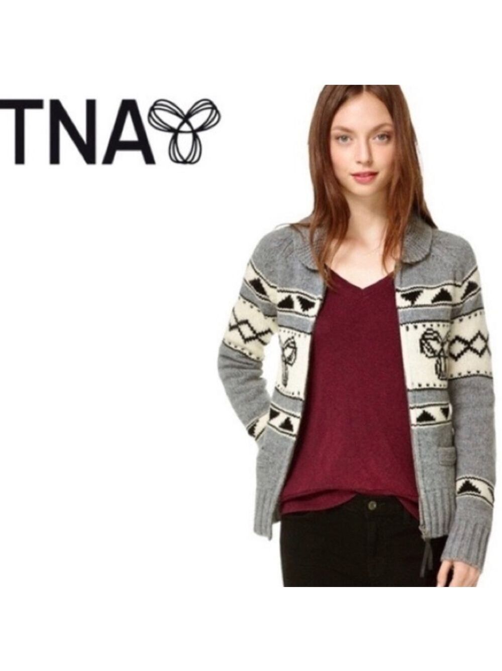 ARITZIA TNA Sea to Sky Lambswool Sweater